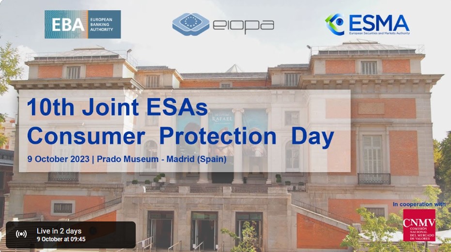 Joint ESAs Consumer Protection Day 2023